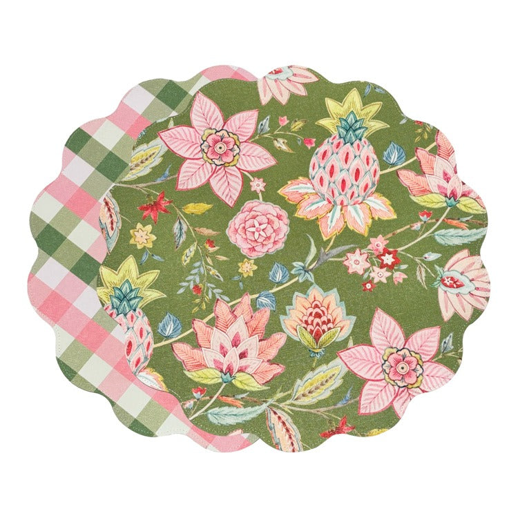 VIDA Reversible Round Placemats Set of 4