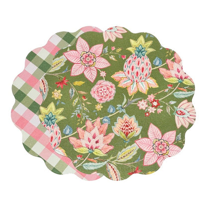 VIDA Reversible Round Placemats Set of 4