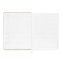 Undated Weekly Planner, Pale Pink