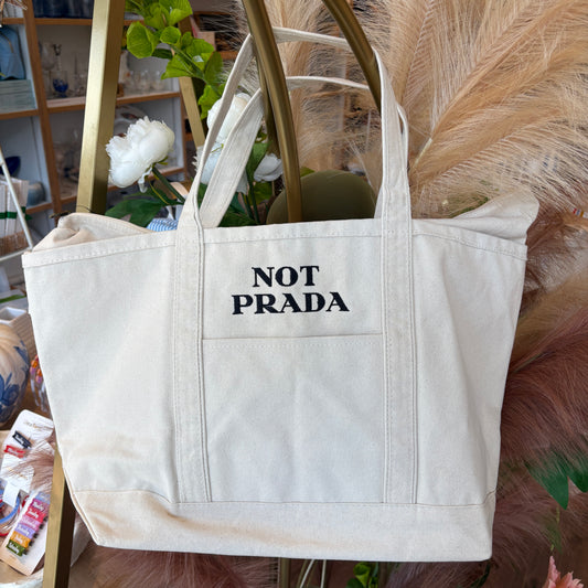 "NOT PRADA" Tote