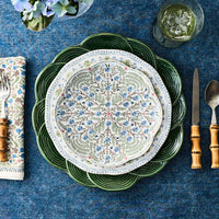 Villa Seville Scalloped Dessert/Salad Plate - Chambray