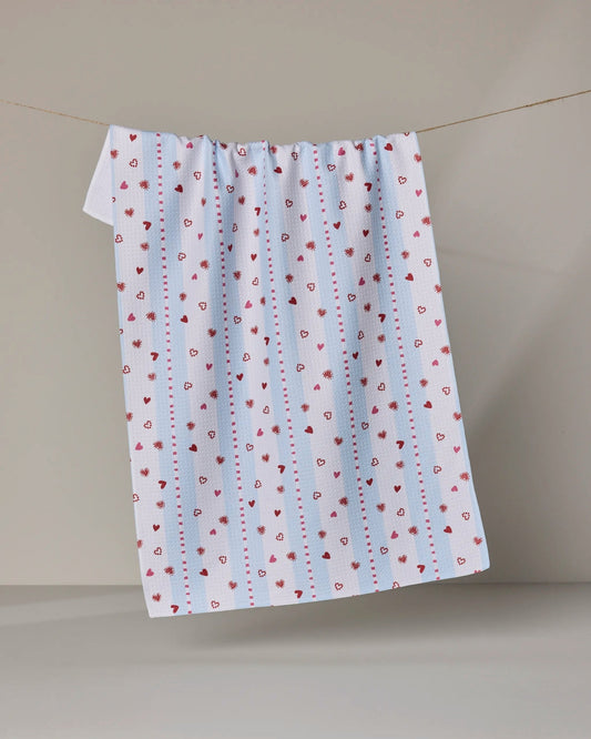 Love Stripes Tea Towel