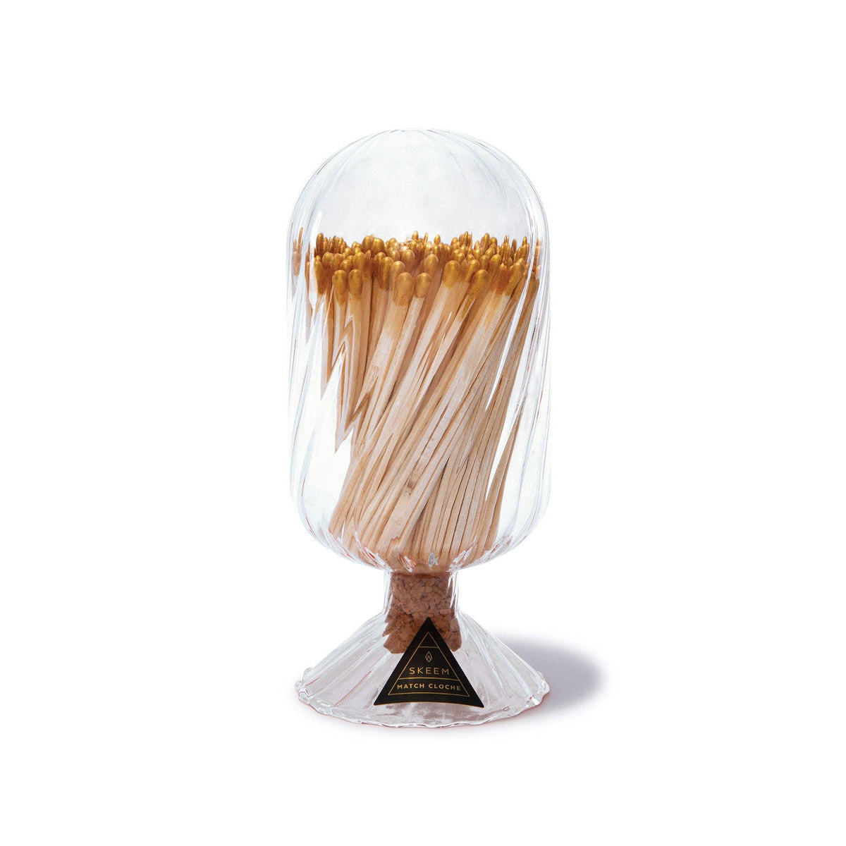 Helix Match Cloche, Gold-tipped Matches