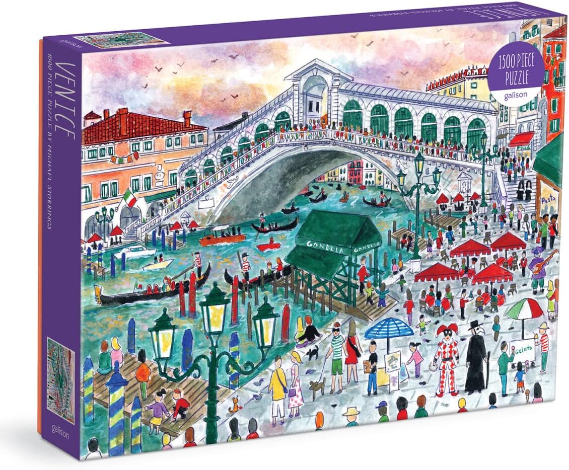 Galison Michael Storrings Venice 1500 Piece Puzzle