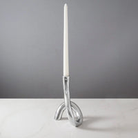Soho Silver Serpente 11" Candlestick