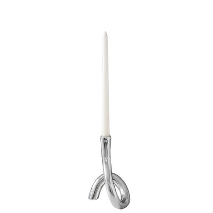 Soho Serpente 8" Silver Candlestick