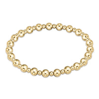 Extends Classic Grateful Gold Bead Bracelet