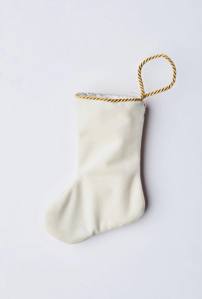Pink Happy Birthday Bauble Stocking