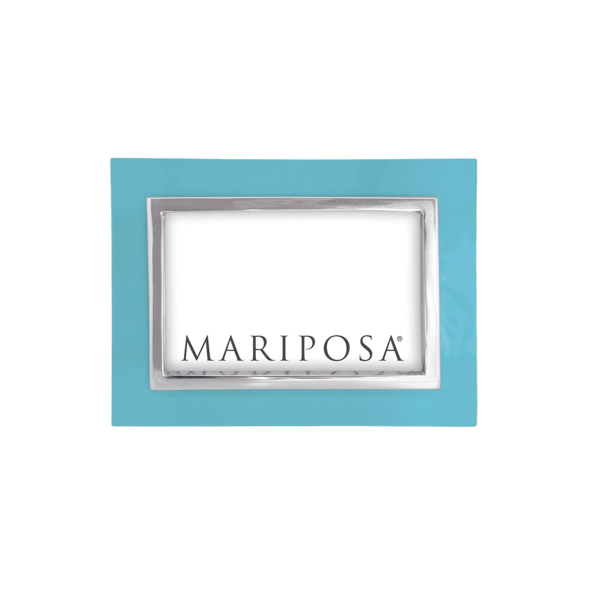Teal with Metal Inner Border 4x6 Frame