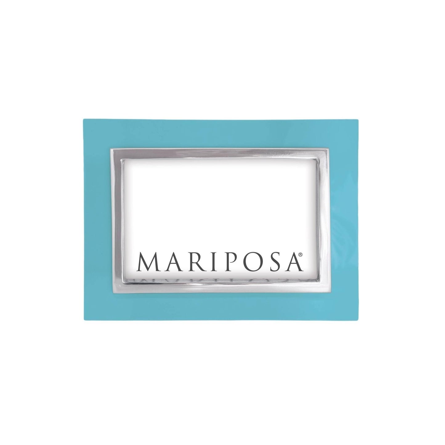 Teal with Metal Inner Border 4x6 Frame