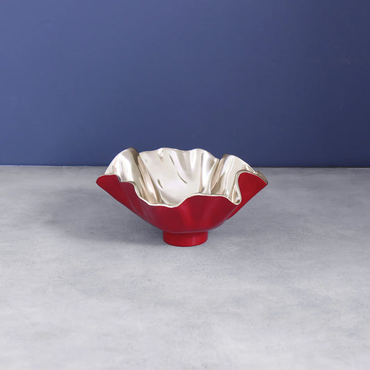 Thanni Bloom Red and Gold Small Bowl