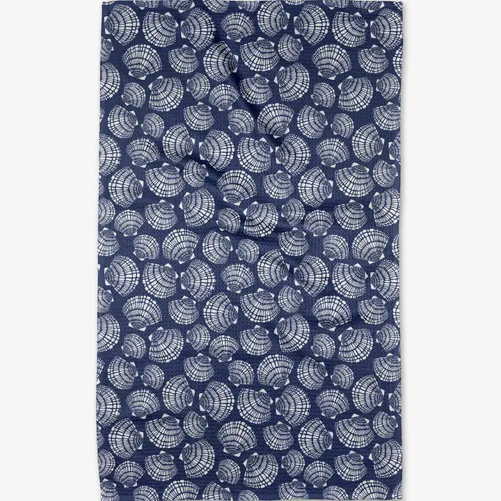 Nautical Seashells Tea Towel