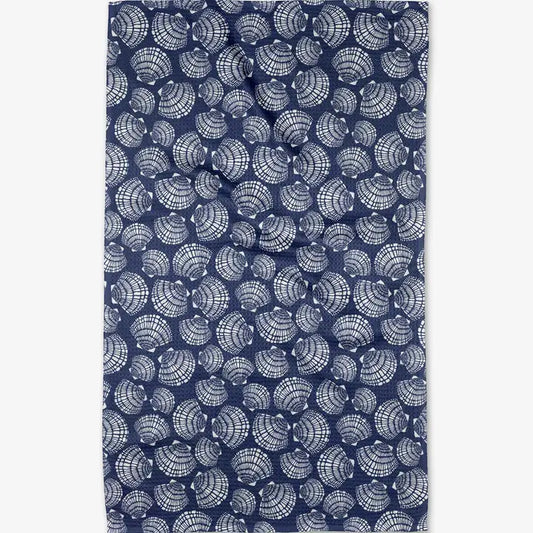 Nautical Seashells Tea Towel