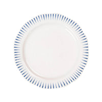 Sitio Stripe Dessert/Salad Plate - Delft Blue