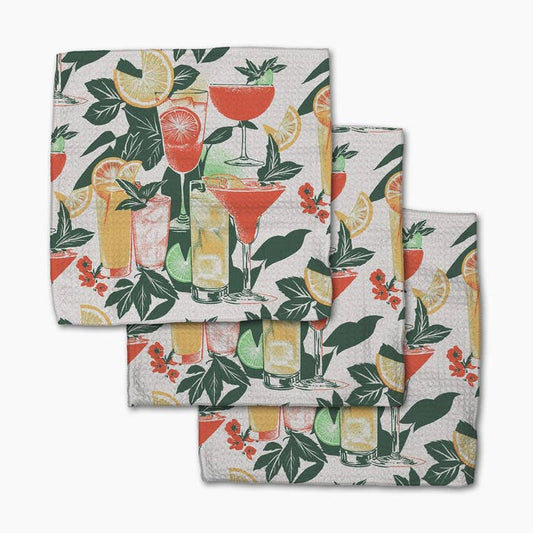 Summer Refreshments Dishcloth Set of 3
