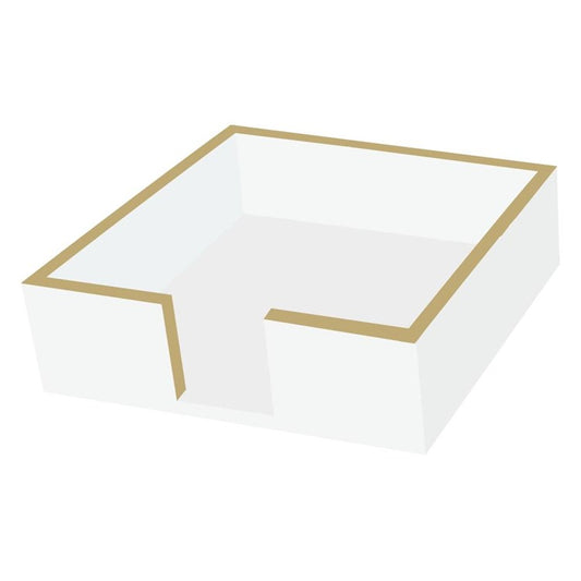 White Napkin Box