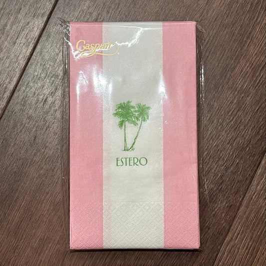 Estero Palm Light Pink Guest Towels