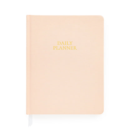 Undated Weekly Planner, Pale Pink