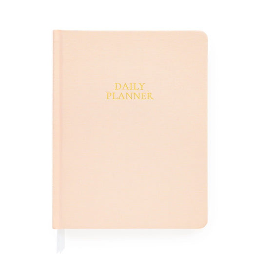 Undated Weekly Planner, Pale Pink