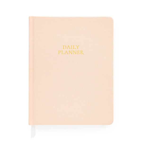 Undated Weekly Planner, Pale Pink