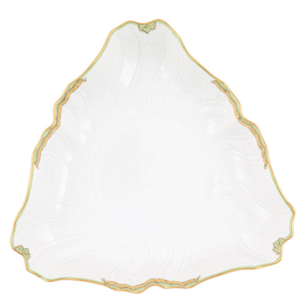 Princess Victoria Green Triangle Dish