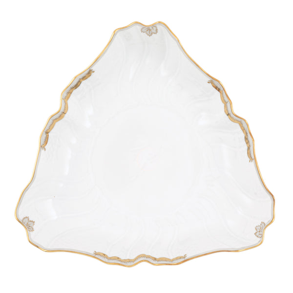 Princess Victoria Gray Triangle Dish