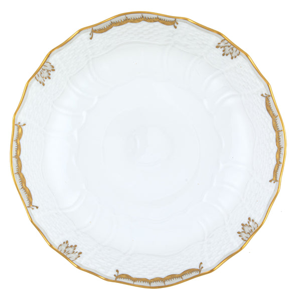 Princess Victoria Gray Scalloped Dinner Bowl
