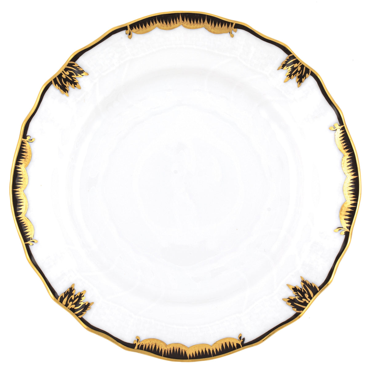 Princess Victoria Black Bread and Butter Plate