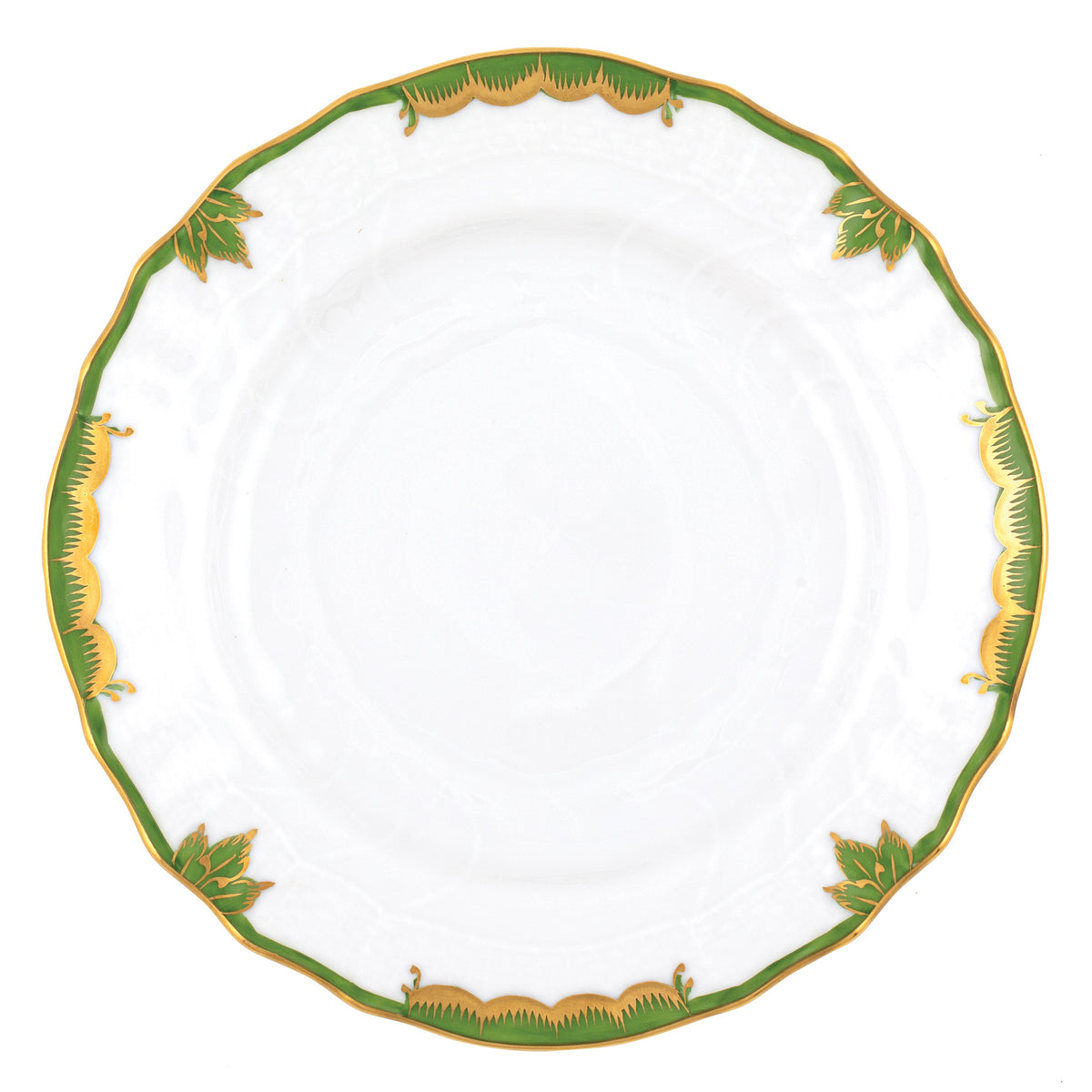 Princess Victoria Dark Green Bread and Butter Plate
