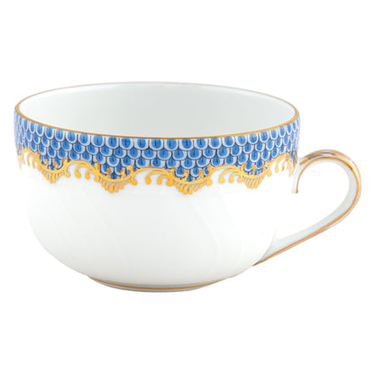 Herend Blue Fish Scale Table Setting