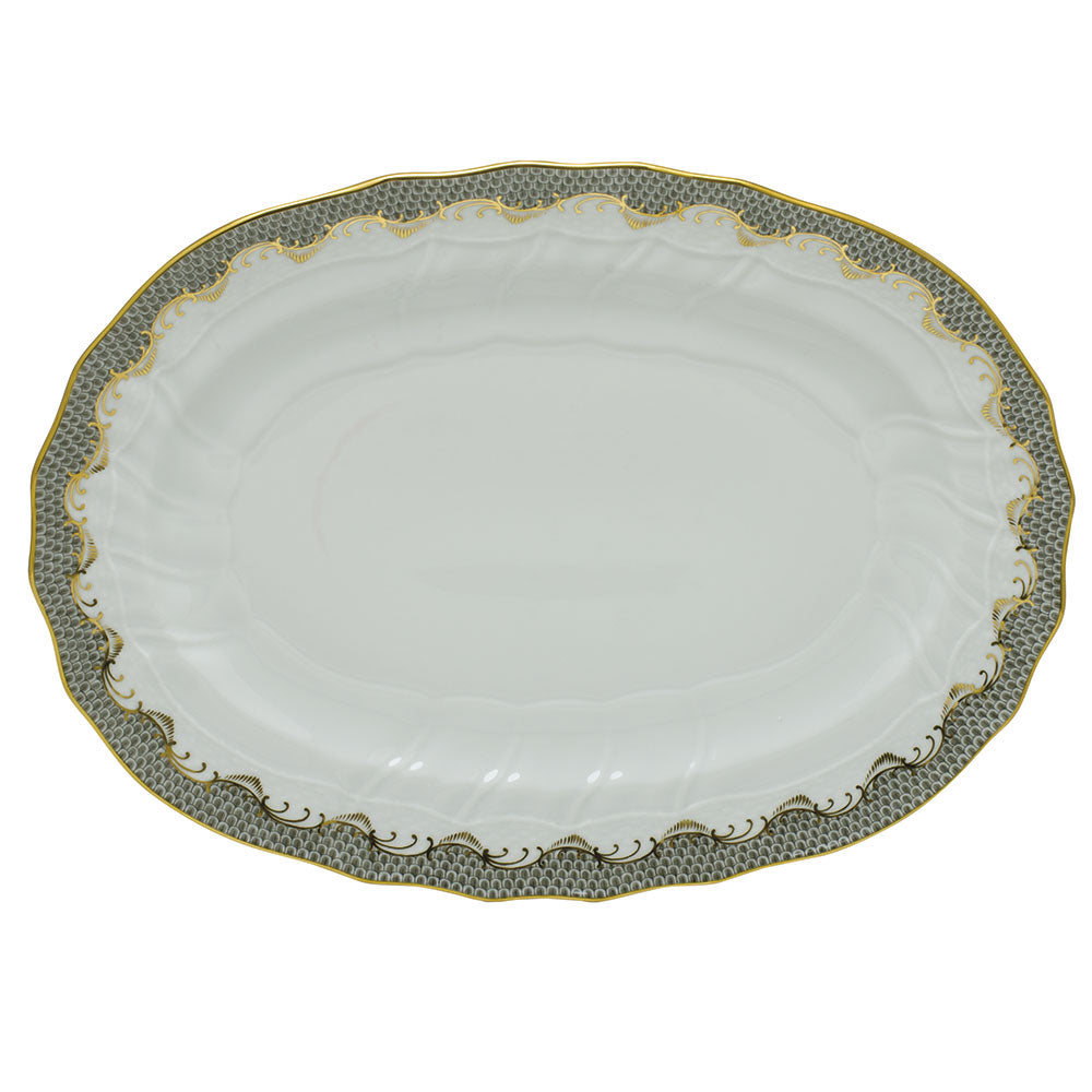 Fish Scale Gray Platter