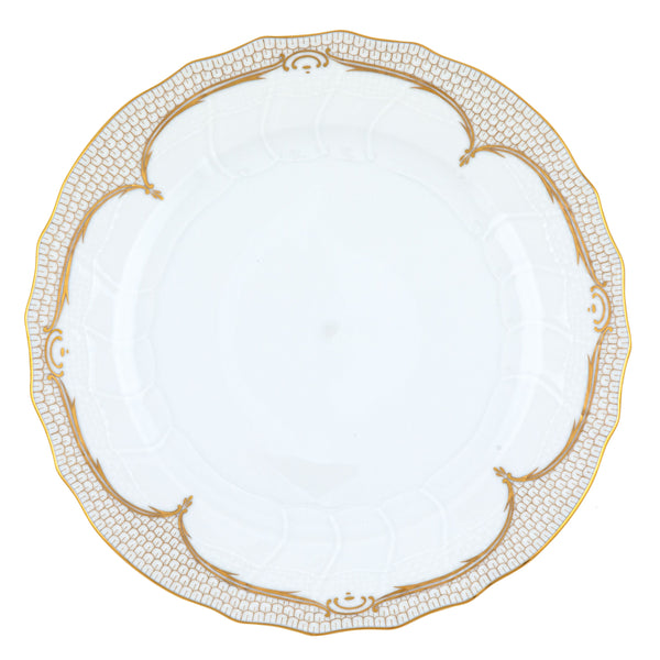 Golden Elegance Dinner Plate