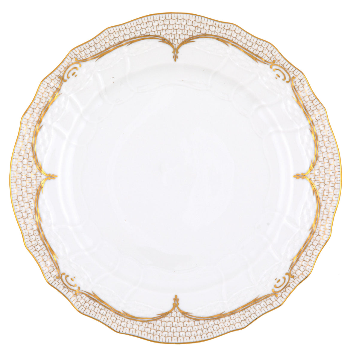 Golden Elegance Service Plate