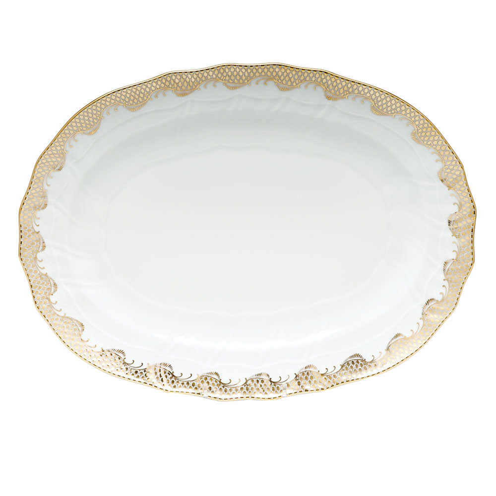 Fish Scale Gold Platter