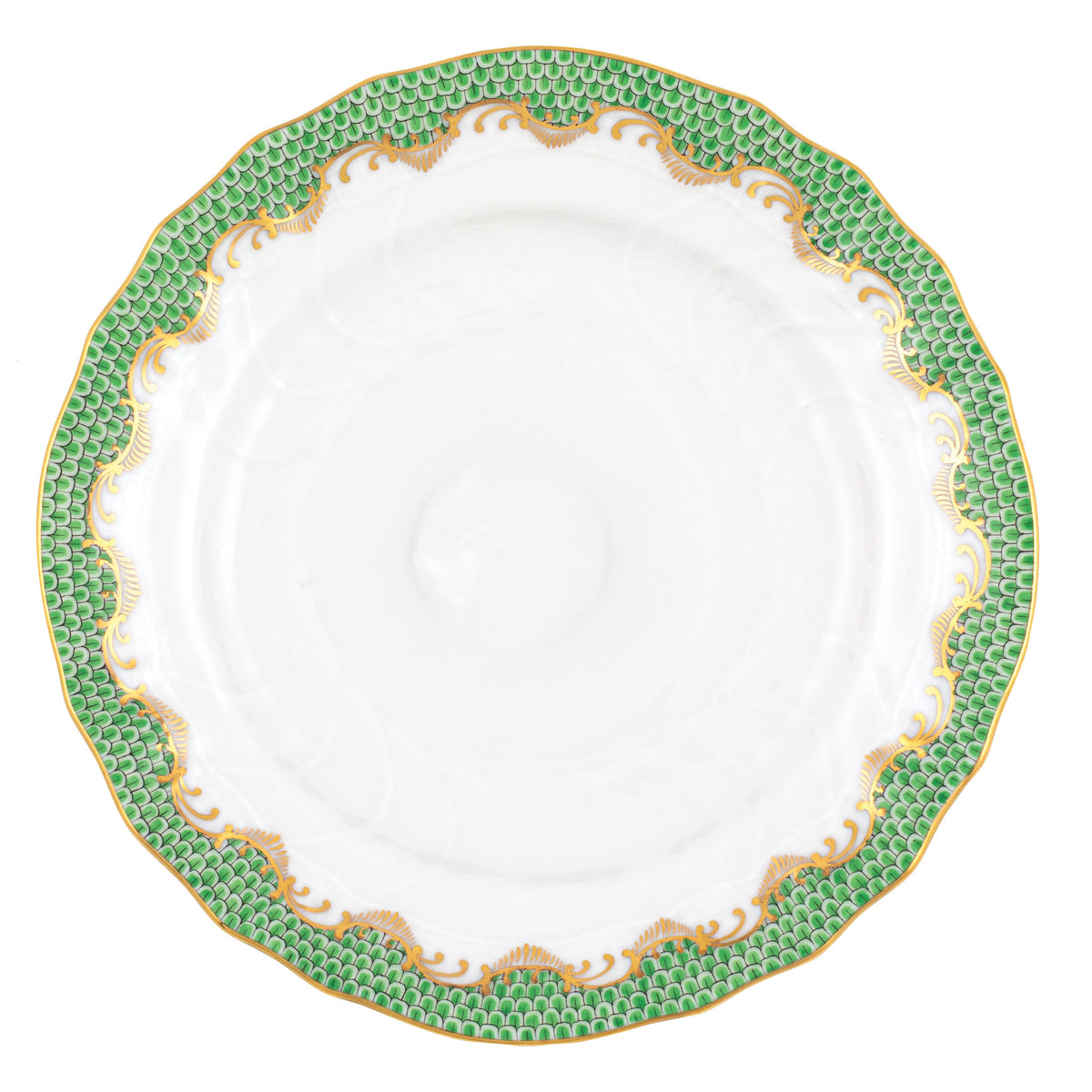 Fish Scale Jade Bread and Butter Plate