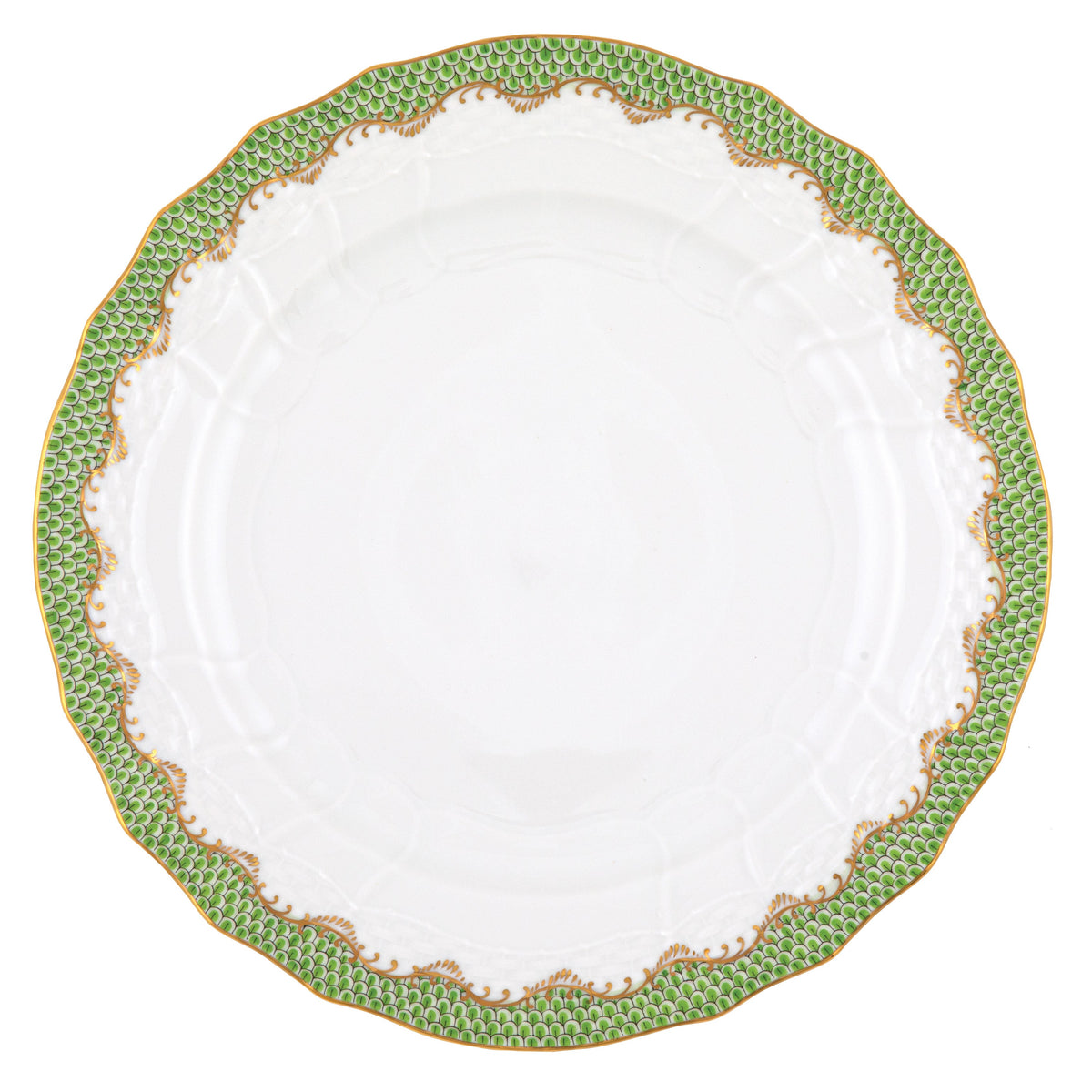 Fish Scale Evergreen Service Plate
