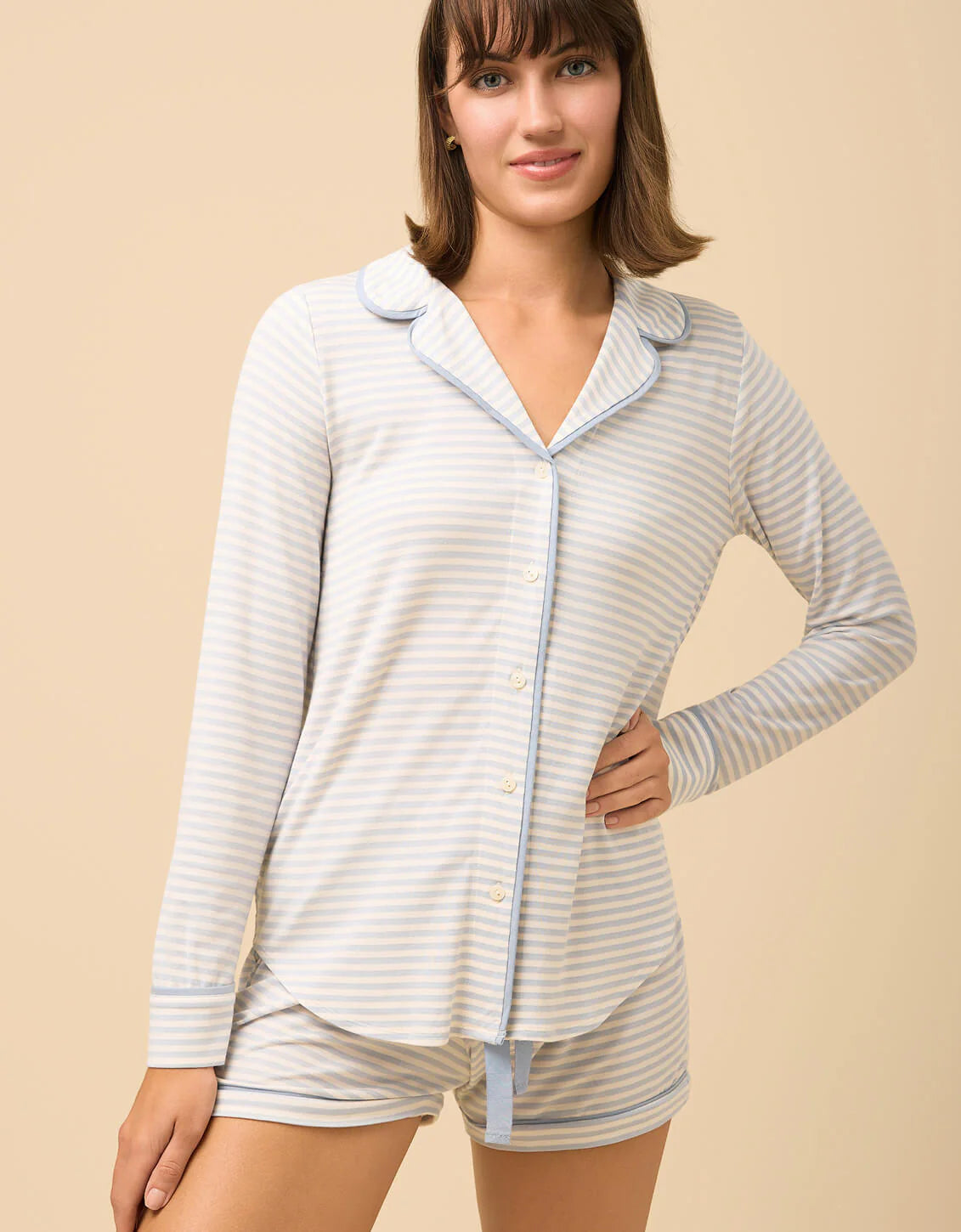 Shoreline Stripe Pajama Top