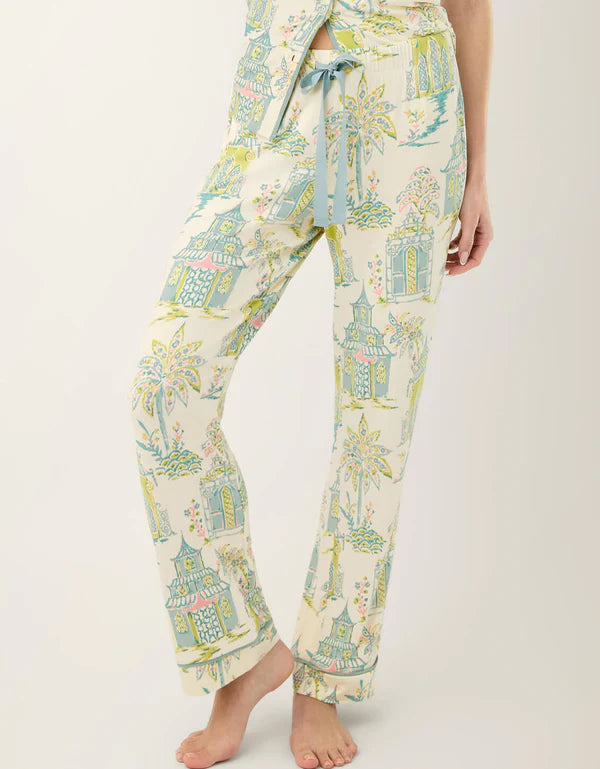 Pajama Pant Flagler Teal