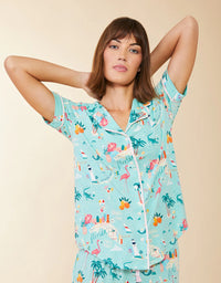 Short Sleeve Pajama Top Florida