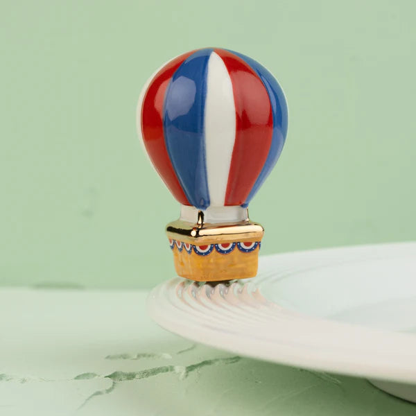 red, white, and balloon