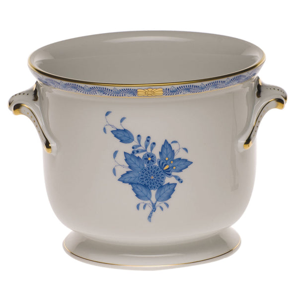 Chinese Bouquet Blue Small Cachepot, Motif 6