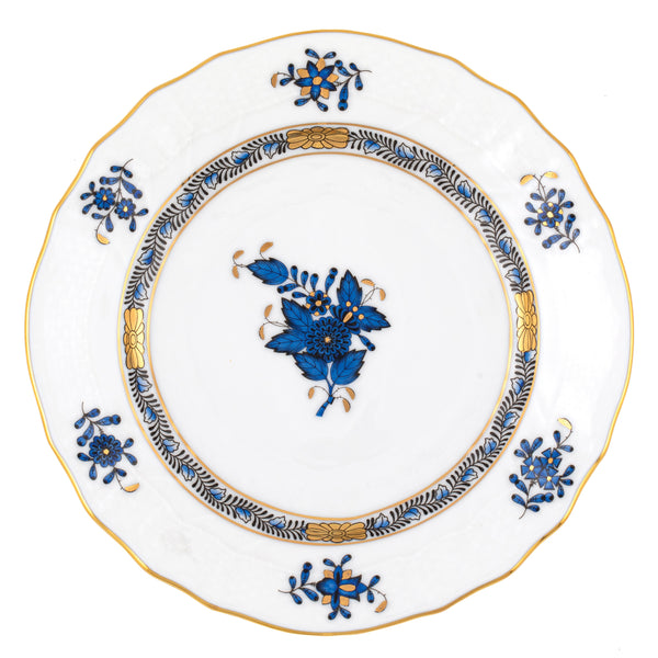 Chinese Bouquet Black Sapphire Bread and Butter Plate