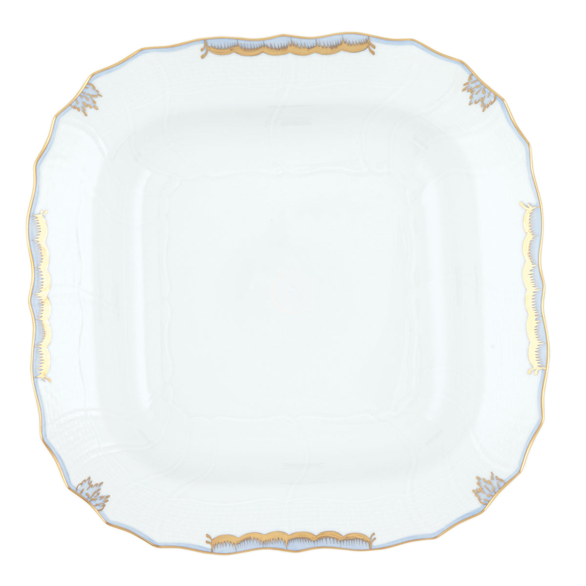 Princess Victoria Light Blue Square Fruit Dish