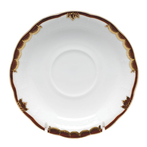 Princess Victoria Brown Tea Saucer