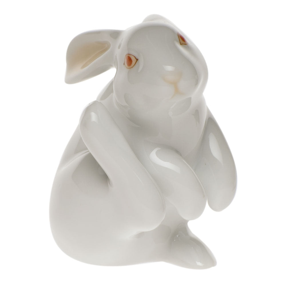 Scratching Bunny — White