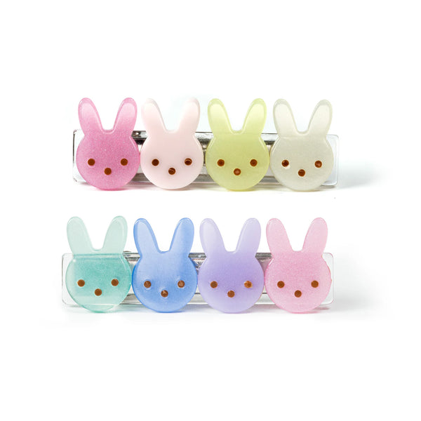 Bunnies Satin Hair Clips