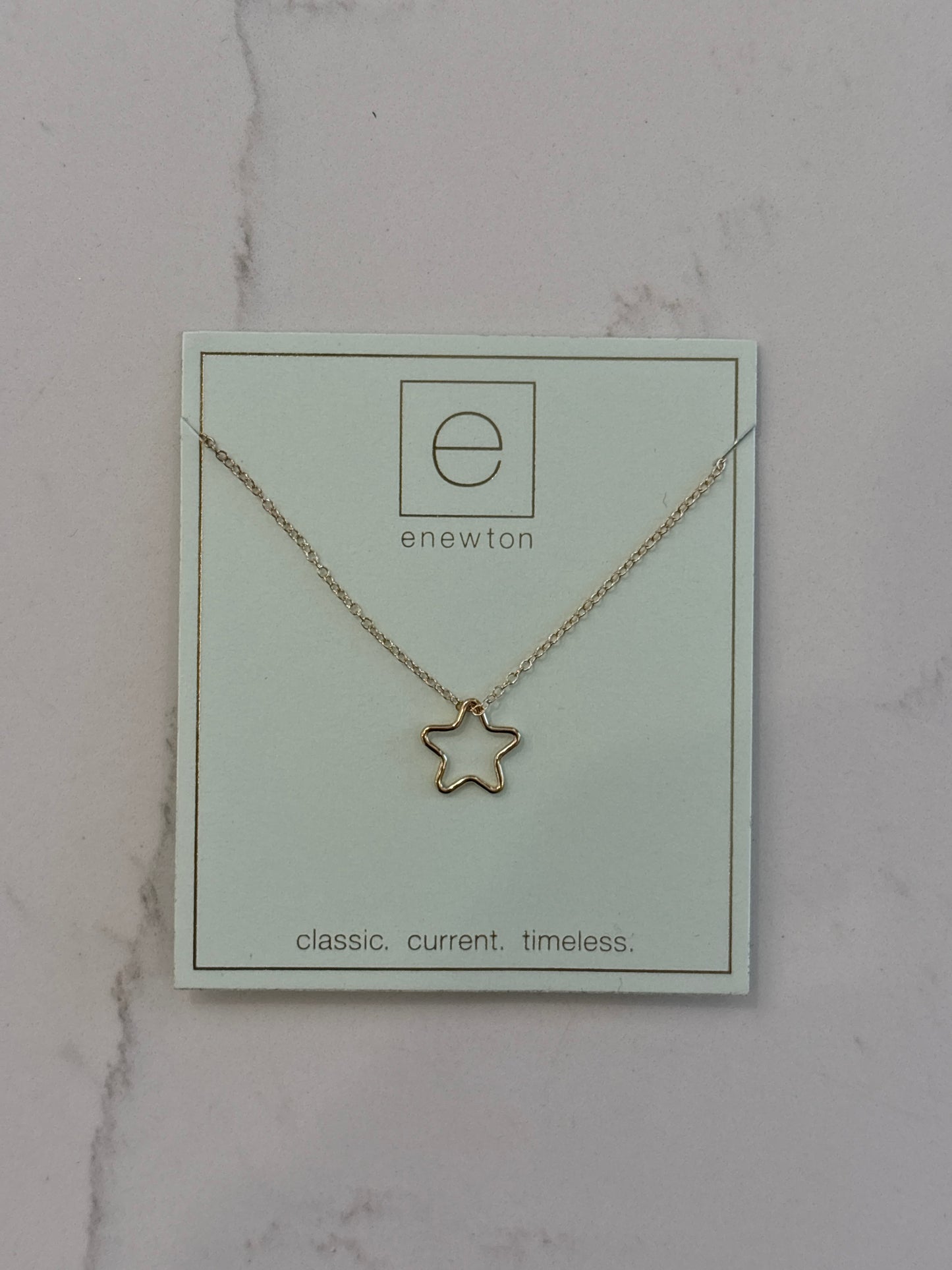16" Necklace Gold - Star Gold