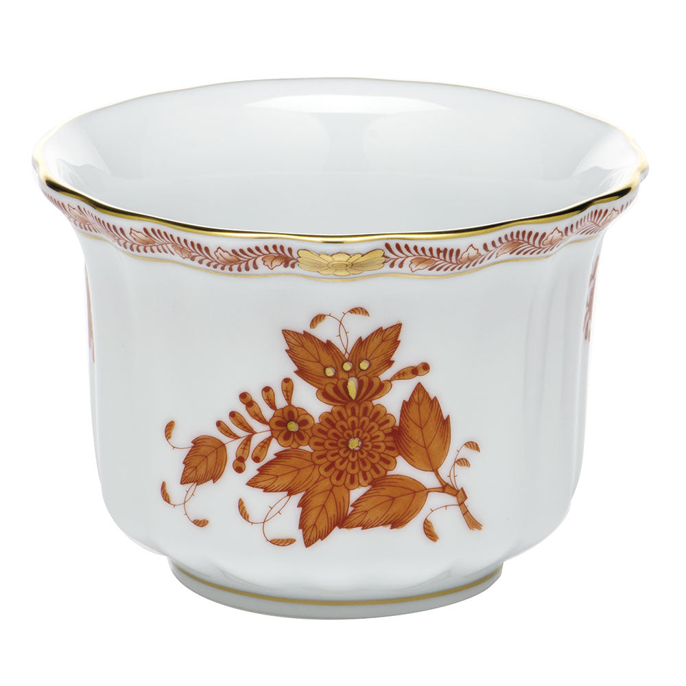 Chinese Bouquet Rust Mini Cachepot