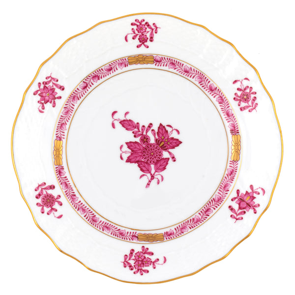 Chinese Bouquet Raspberry Bread and Butter Plate