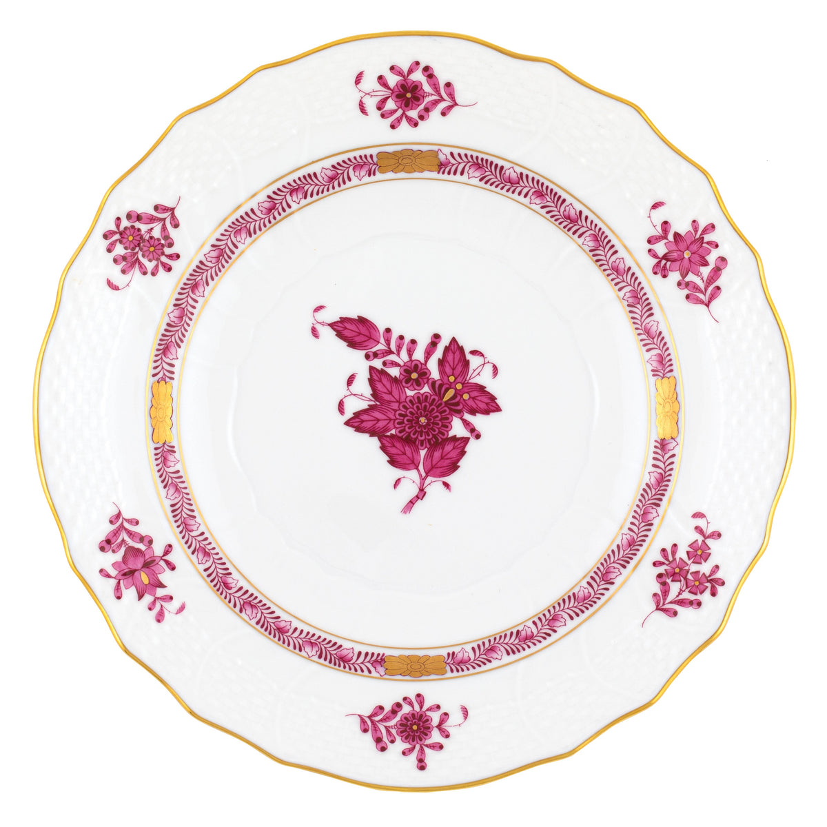 Chinese Bouquet Raspberry Salad Plate
